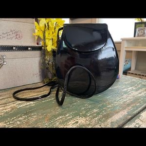 Fun Barganza & Co. Patent Leather Crossbody Bag